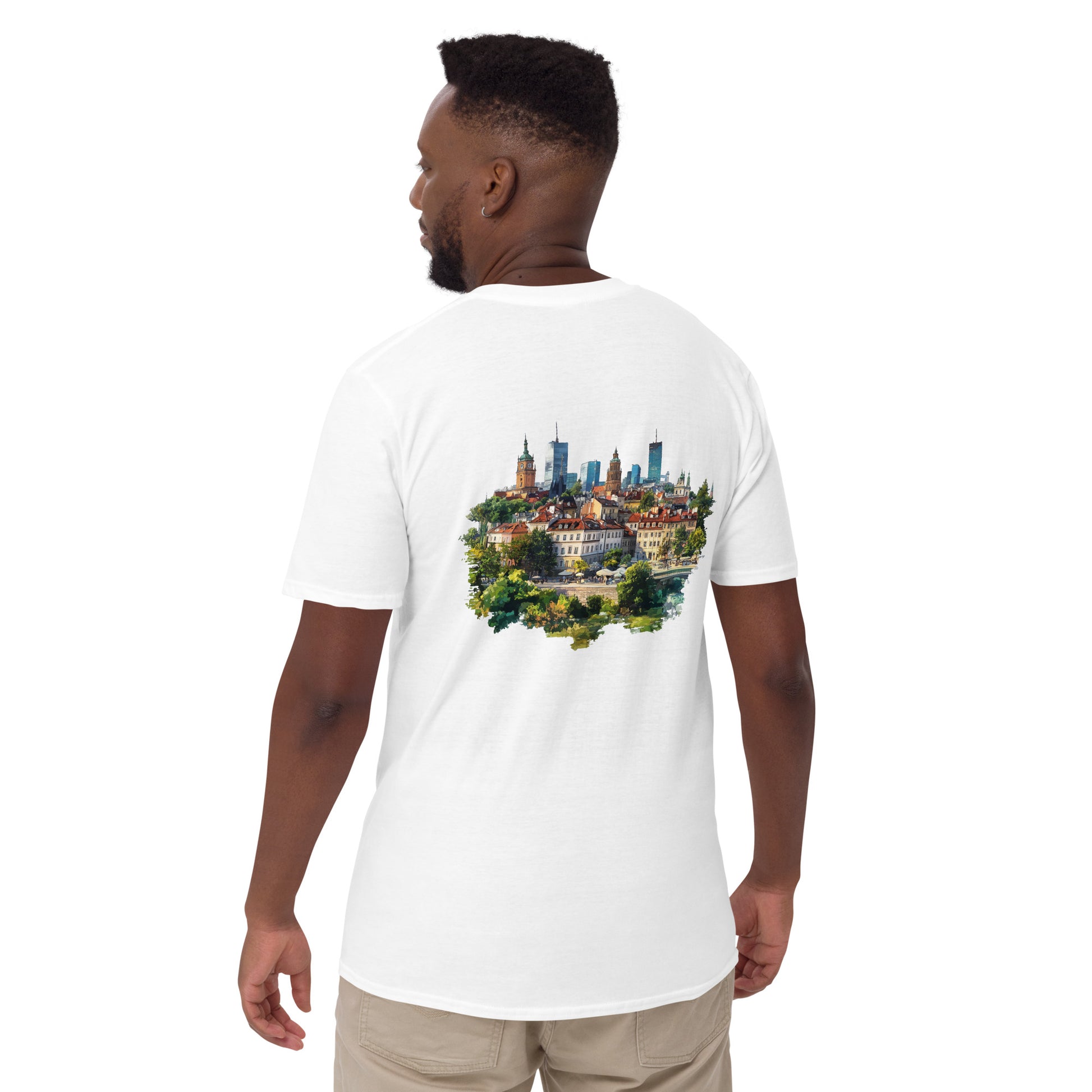 Warsaw City Back Print Unisex T-Shirt - Swagodin