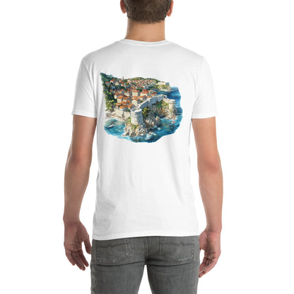 Dubrovnik City Back Print Unisex T-Shirt - Swagodin