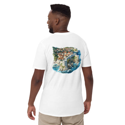 Dubrovnik City Back Print Unisex T-Shirt - Swagodin