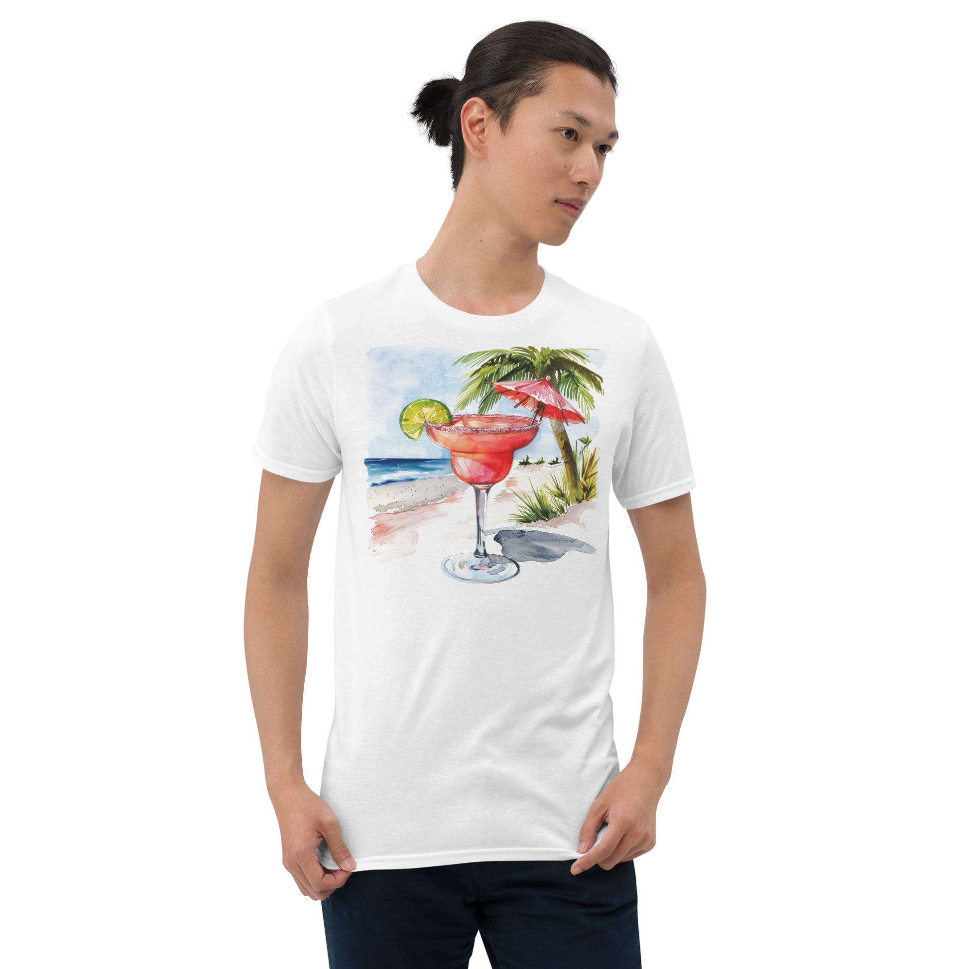 Strawberry Daiquiri Front Print Unisex T-Shirt - Swagodin