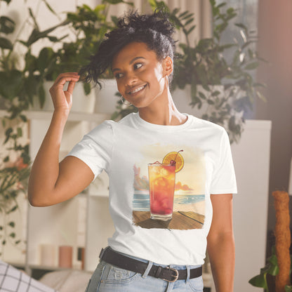 Tequila Sunrise Front Print Unisex T-Shirt - Swagodin