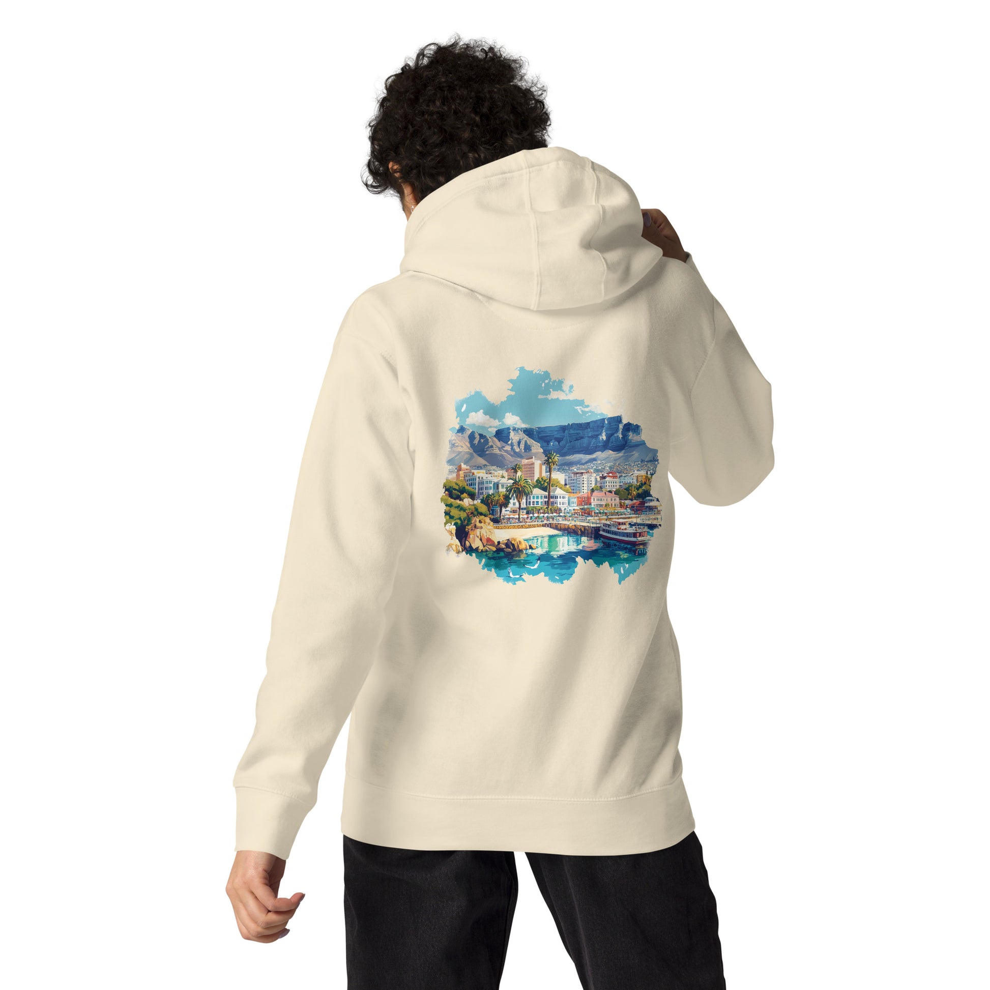 Cape Town Unisex City Back Print Hoodie - Swagodin