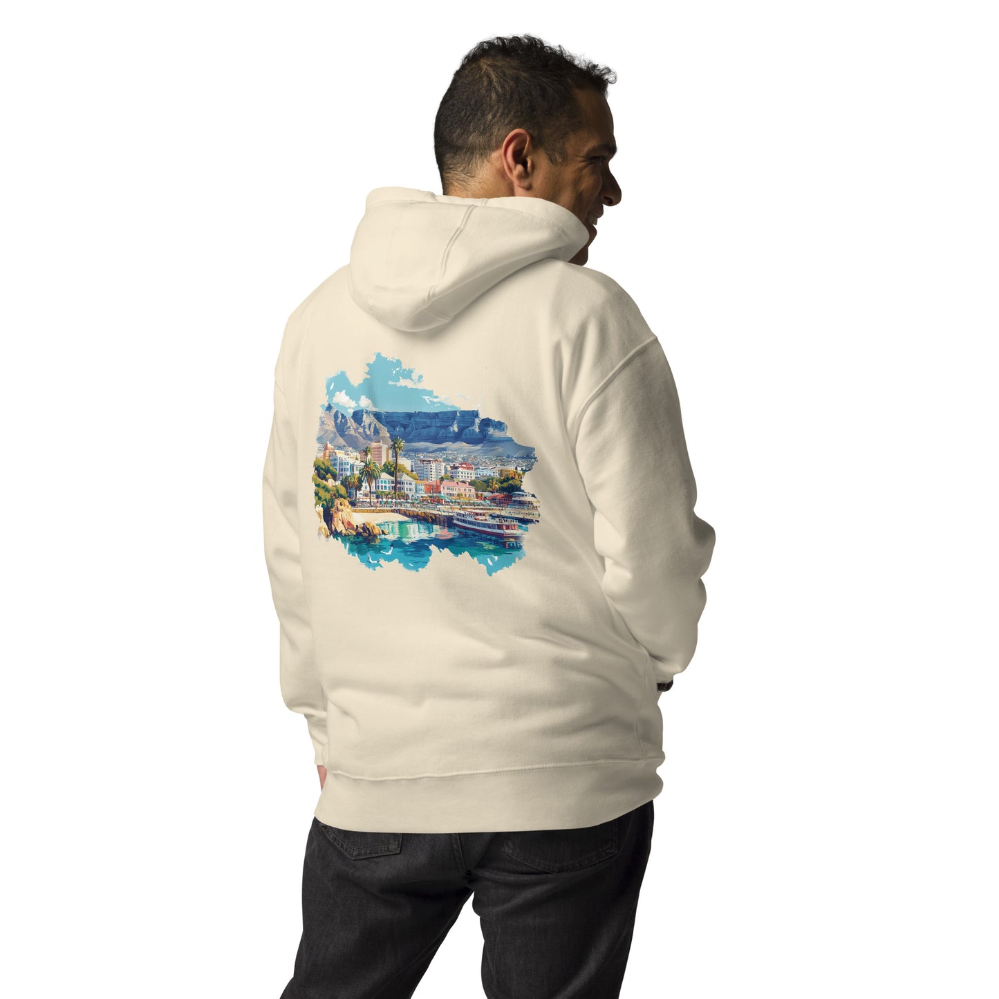 Cape Town Unisex City Back Print Hoodie - Swagodin