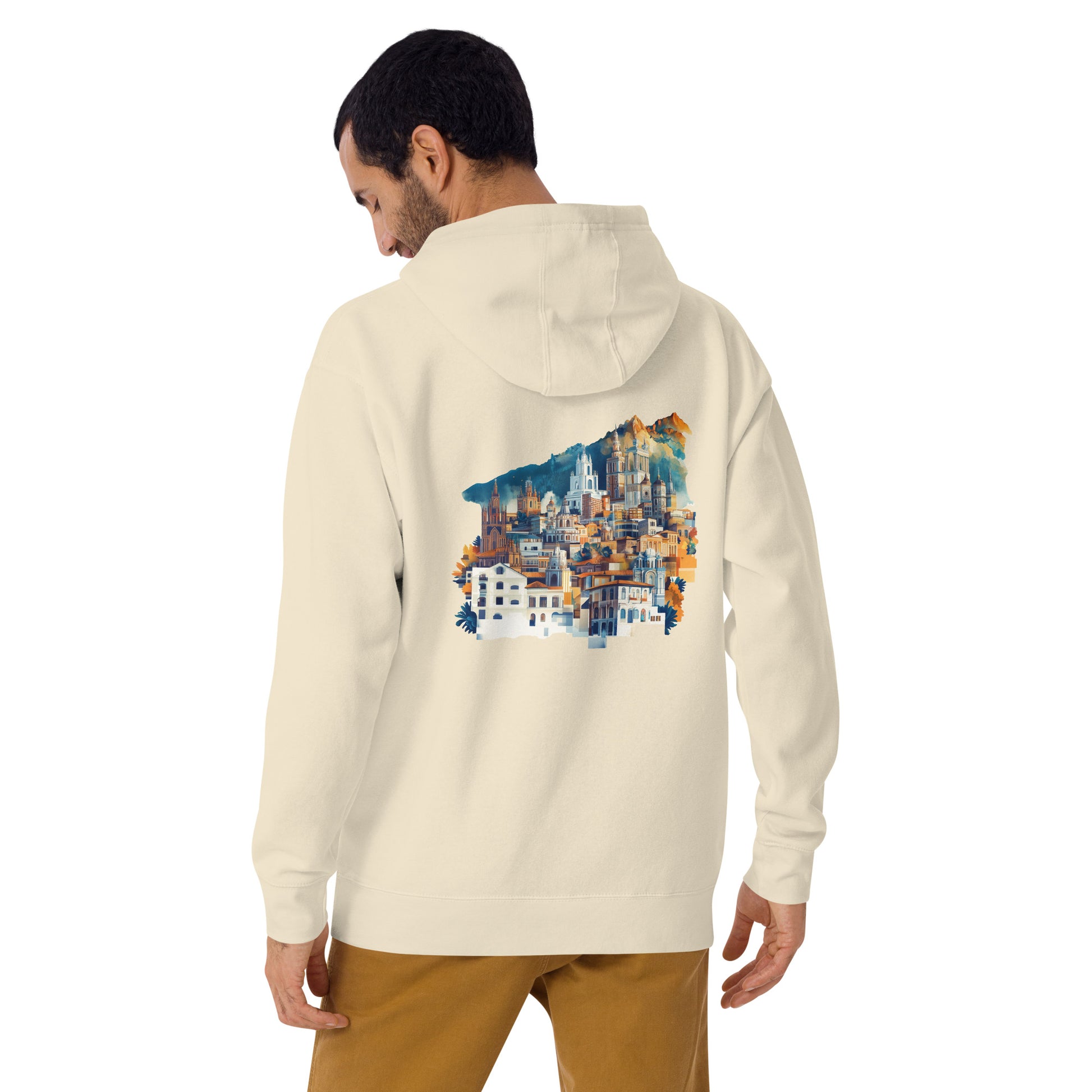 Bogota Unisex City Back Print Hoodie - Swagodin