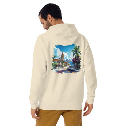 Cartegana Unisex City Back Print Hoodie - Swagodin