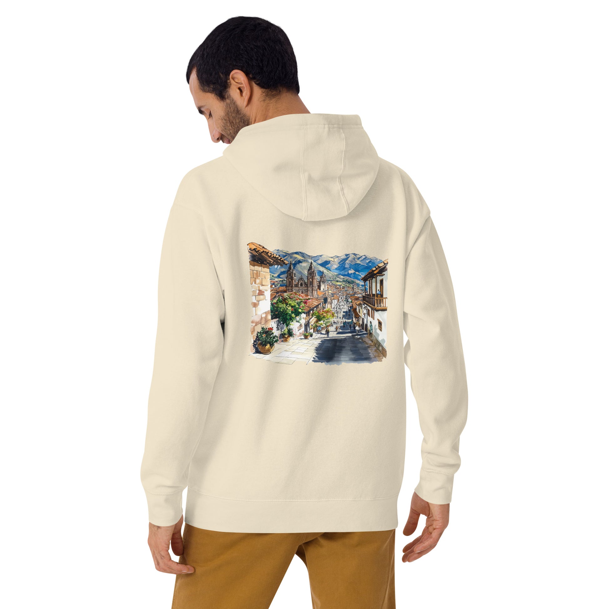 Cusco Unisex City Back Print Hoodie - Swagodin