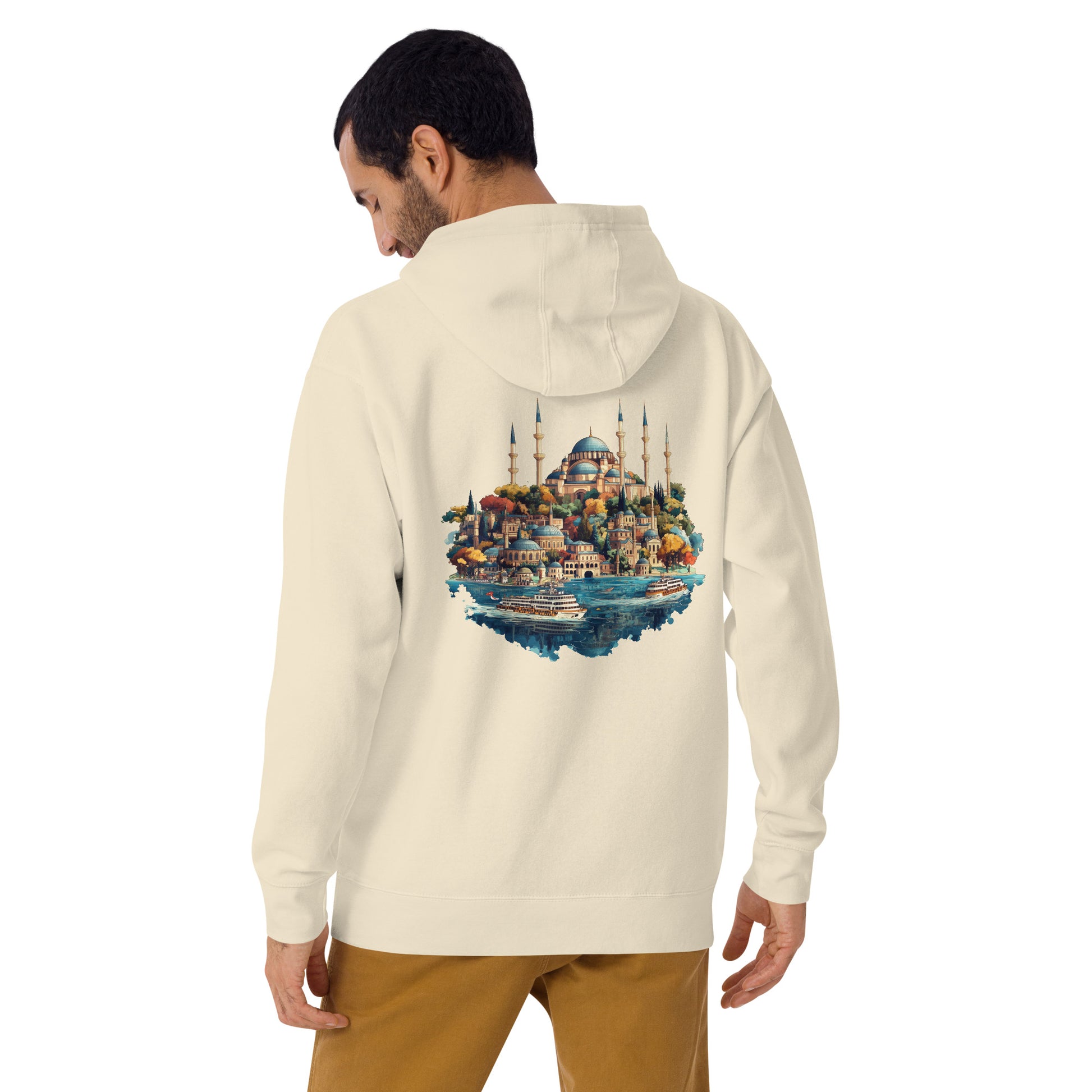 Istanbul Unisex City Back Print Hoodie - Swagodin