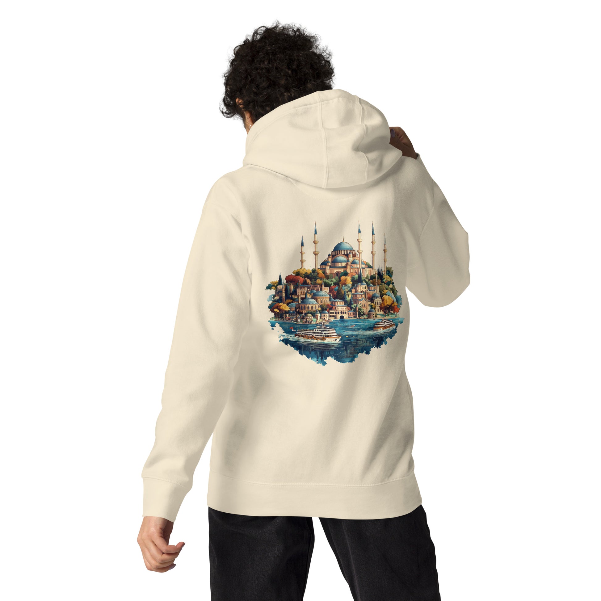 Istanbul Unisex City Back Print Hoodie - Swagodin