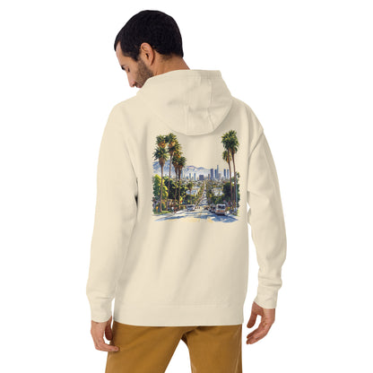 Los Angeles Unisex City Back Print Hoodie - Swagodin