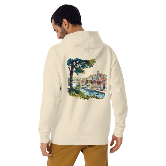 Porto Unisex City Back Print Hoodie - Swagodin