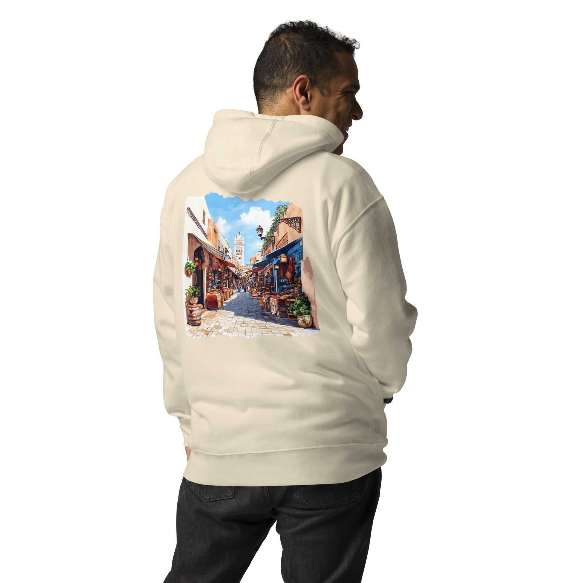 Marrakesh Unisex City Back Print Hoodie - Swagodin