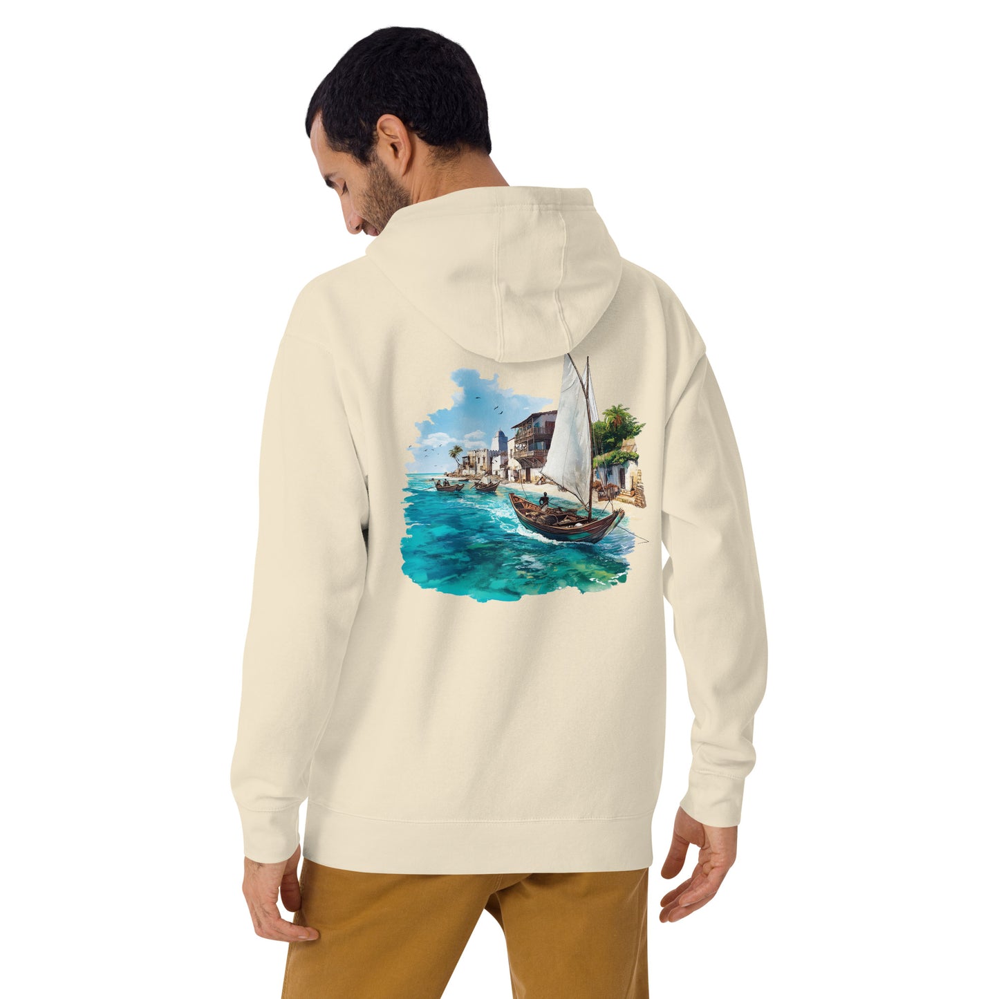 Zanzibar Unisex City Back Print Hoodie - Swagodin