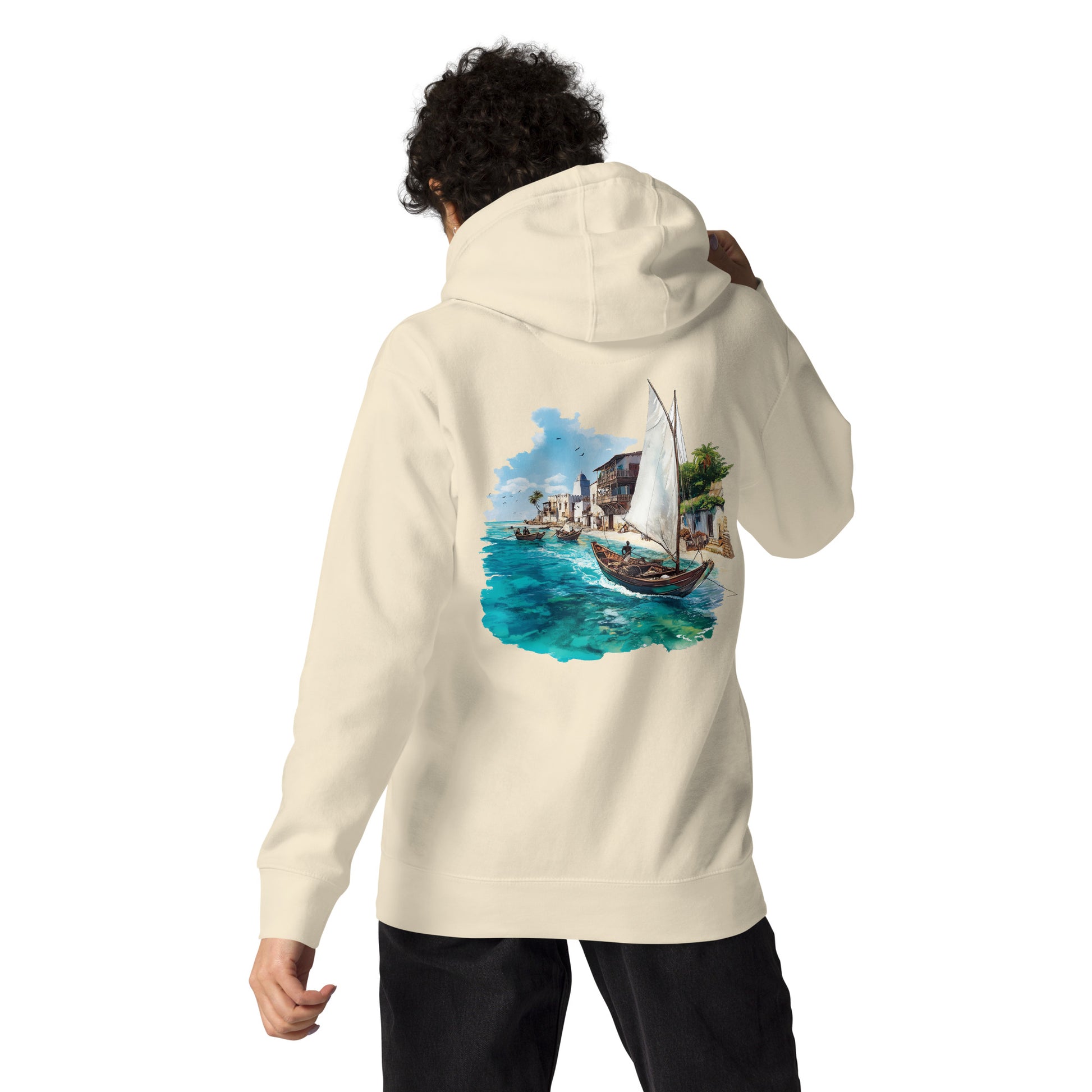 Zanzibar Unisex City Back Print Hoodie - Swagodin