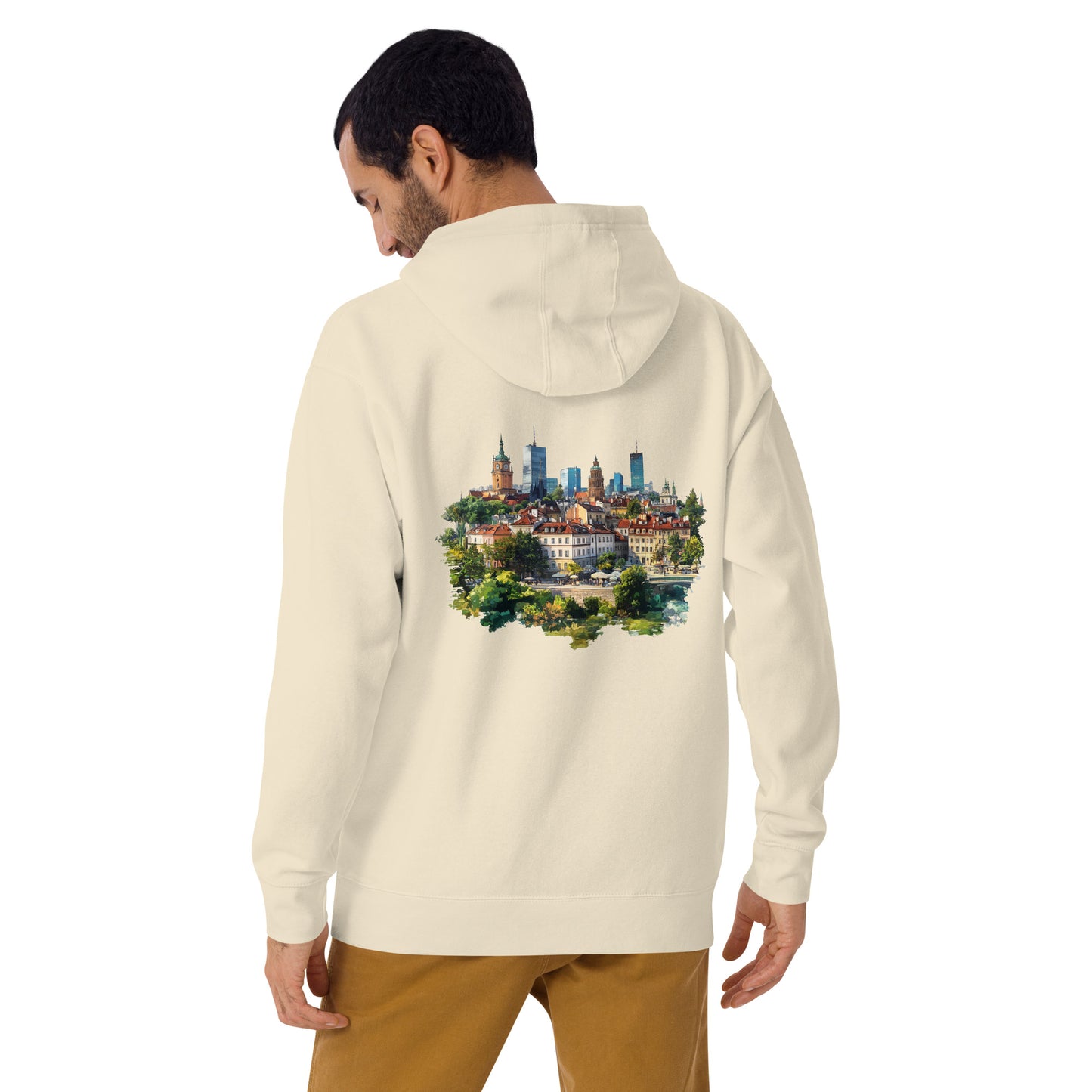 Warsaw Unisex City Back Print Hoodie - Swagodin