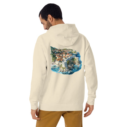 Dubrovnik Unisex City Back Print Hoodie - Swagodin