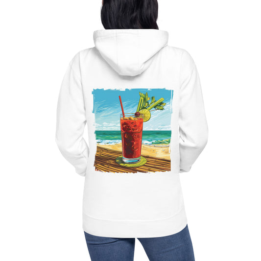 Bloody Mary Back Print Unisex Hoodie - Swagodin