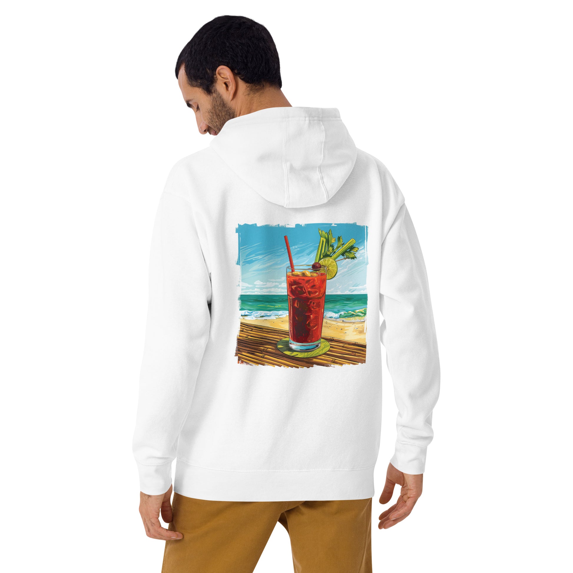 Bloody Mary Back Print Unisex Hoodie - Swagodin