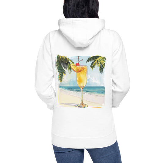 French 75 Back Print Unisex Hoodie - Swagodin