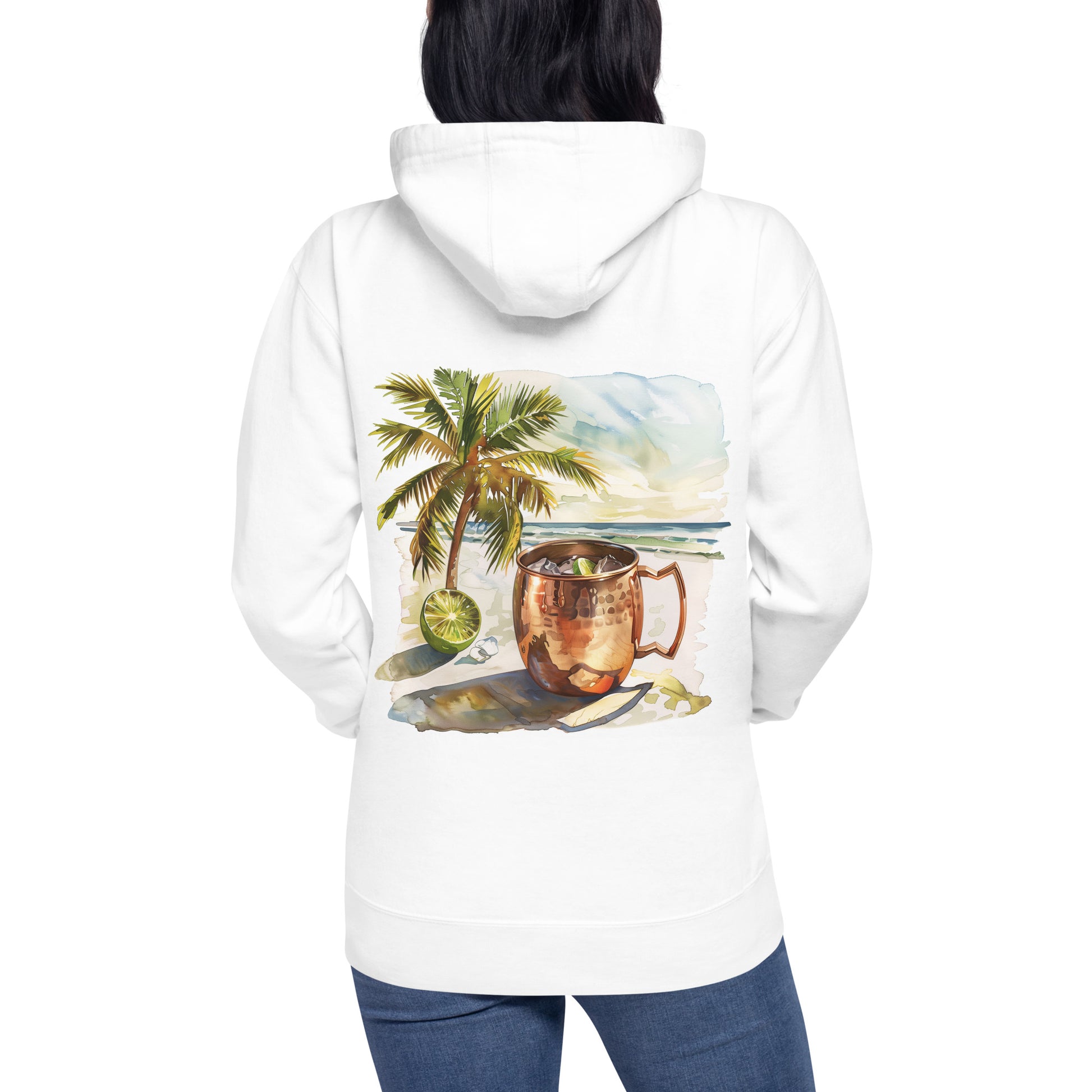 Moscow Mule Back Print Unisex Hoodie - Swagodin