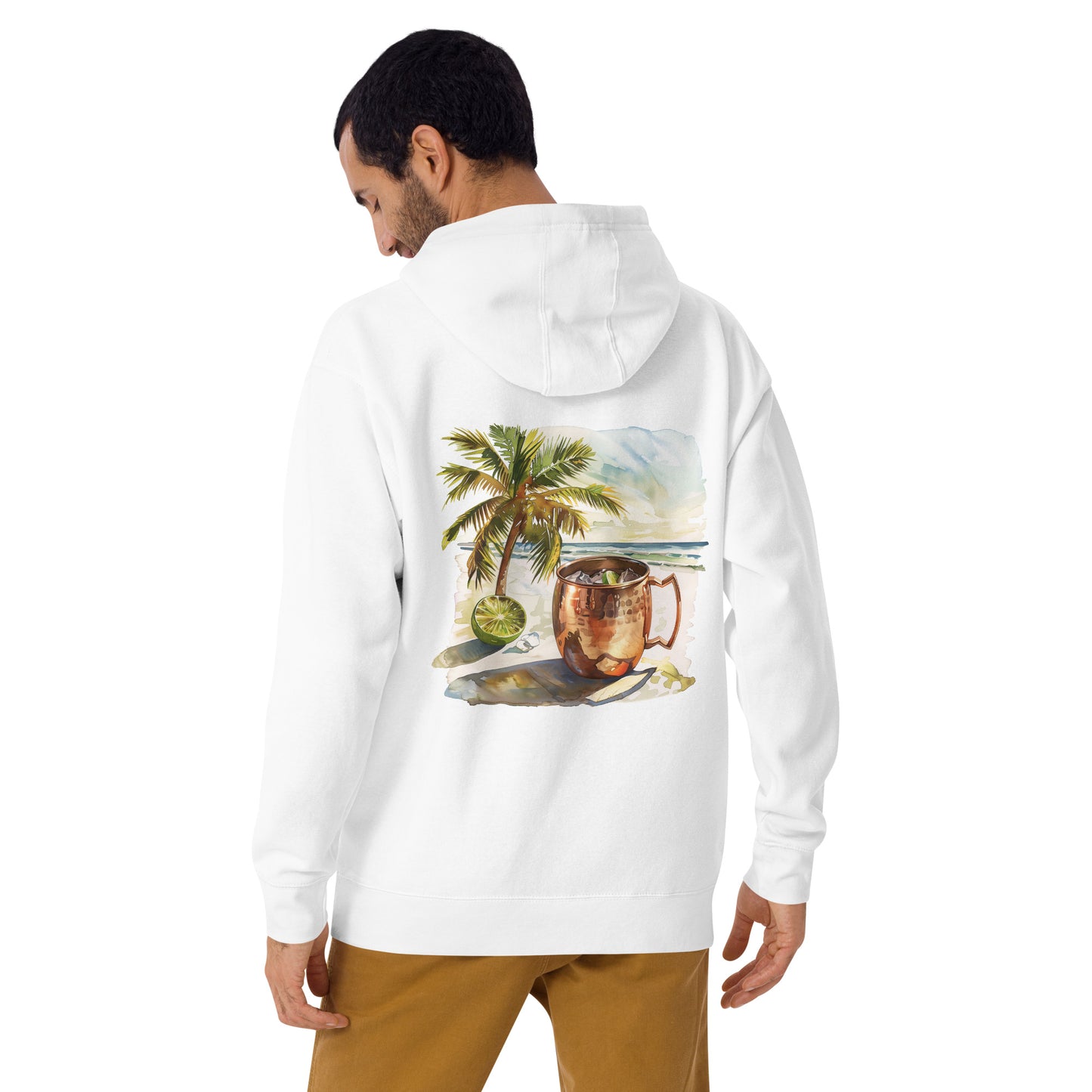 Moscow Mule Back Print Unisex Hoodie - Swagodin