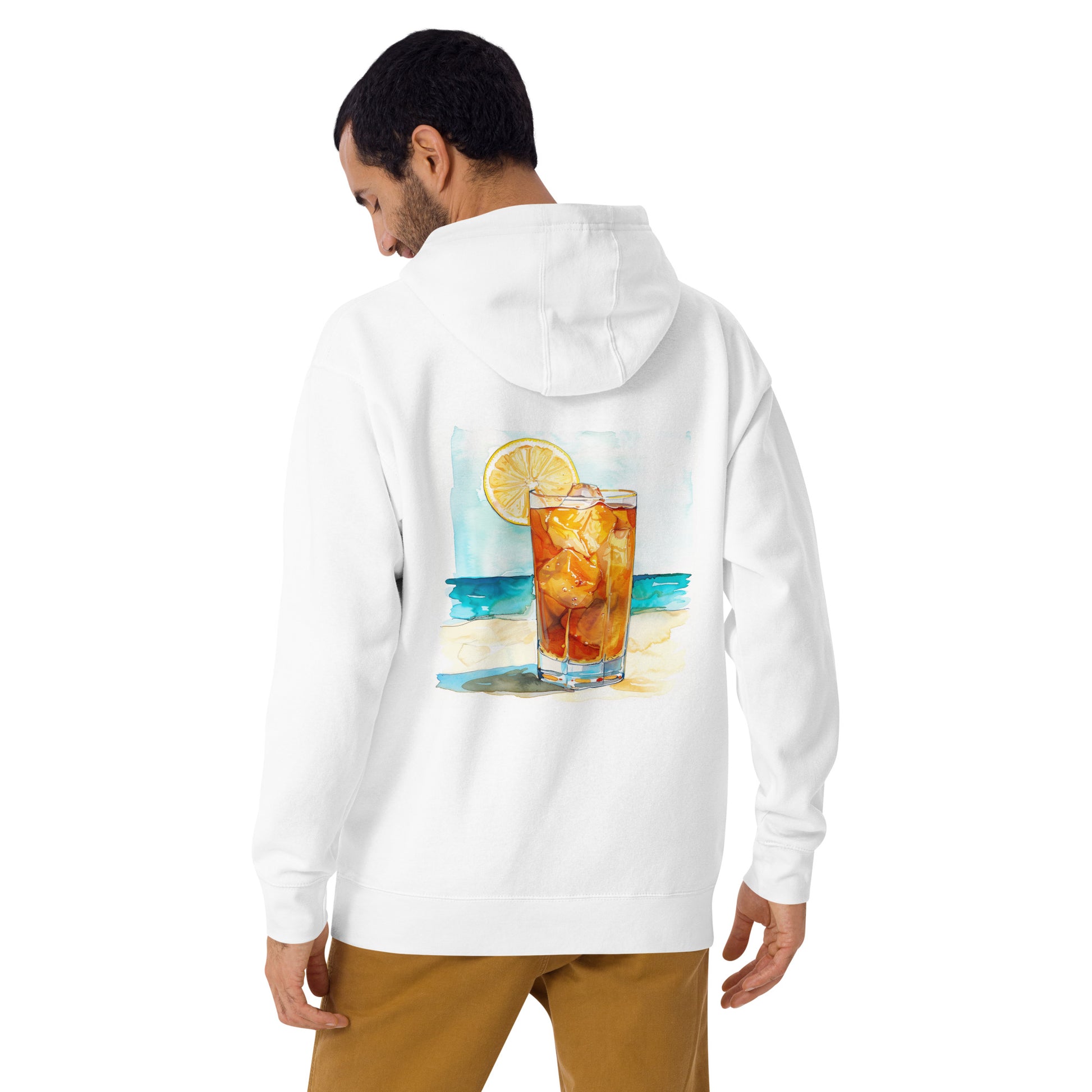 Long Island Ice Tea Back Print Unisex Hoodie - Swagodin