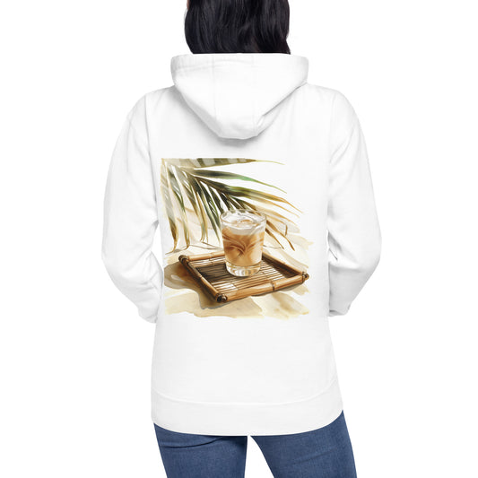 White Russian Back Print Unisex Hoodie - Swagodin