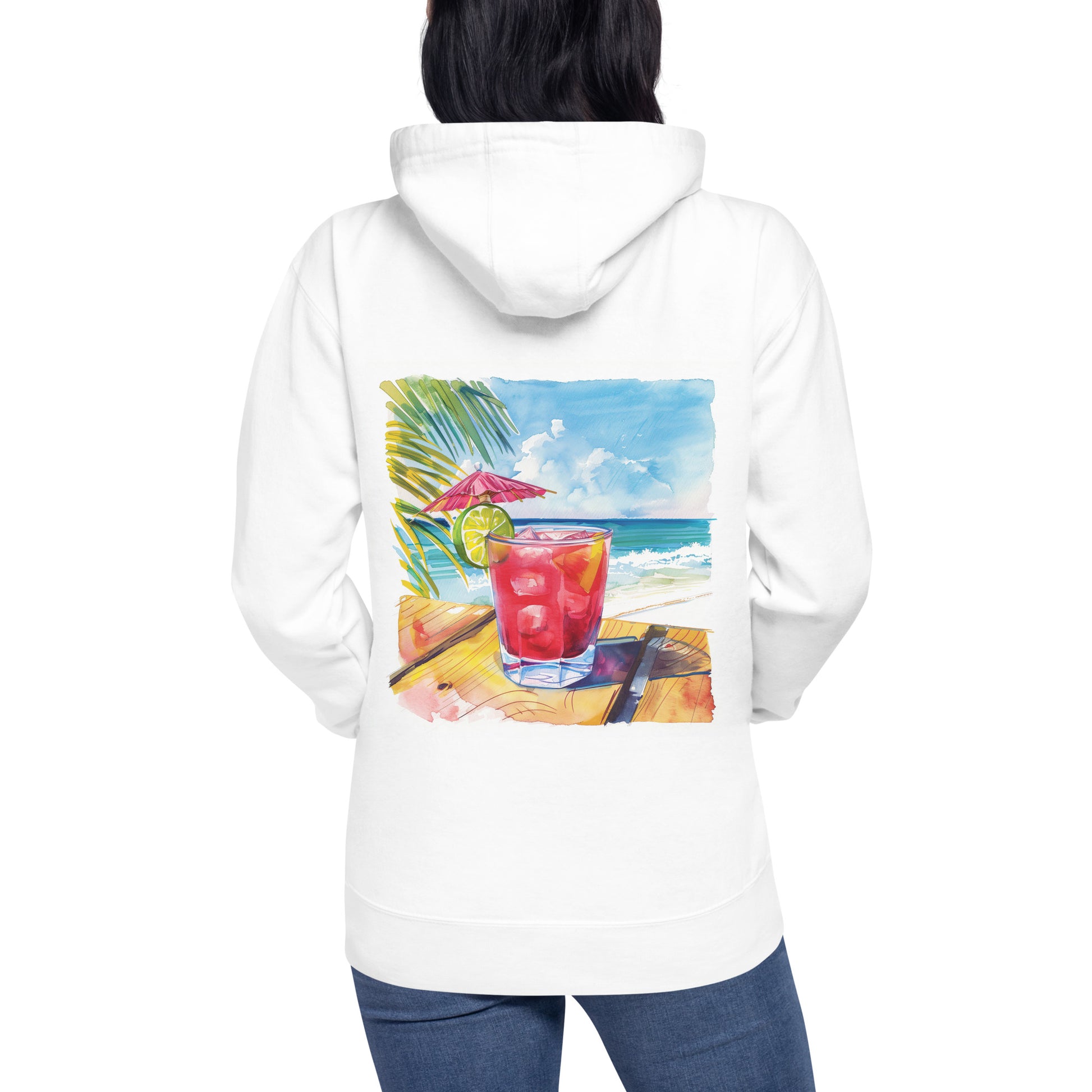 Woo Woo Back Print Unisex Hoodie - Swagodin