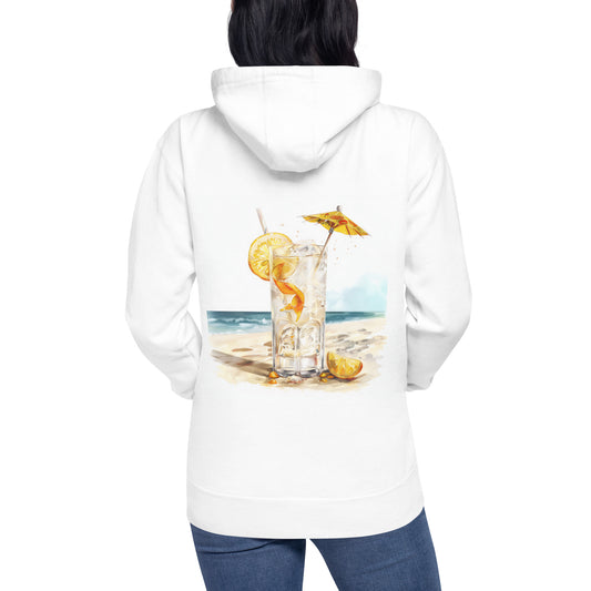 Gin Fizz Back Print Unisex Hoodie - Swagodin