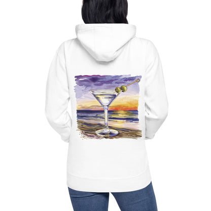 Dry Martini Back Print Unisex Hoodie - Swagodin