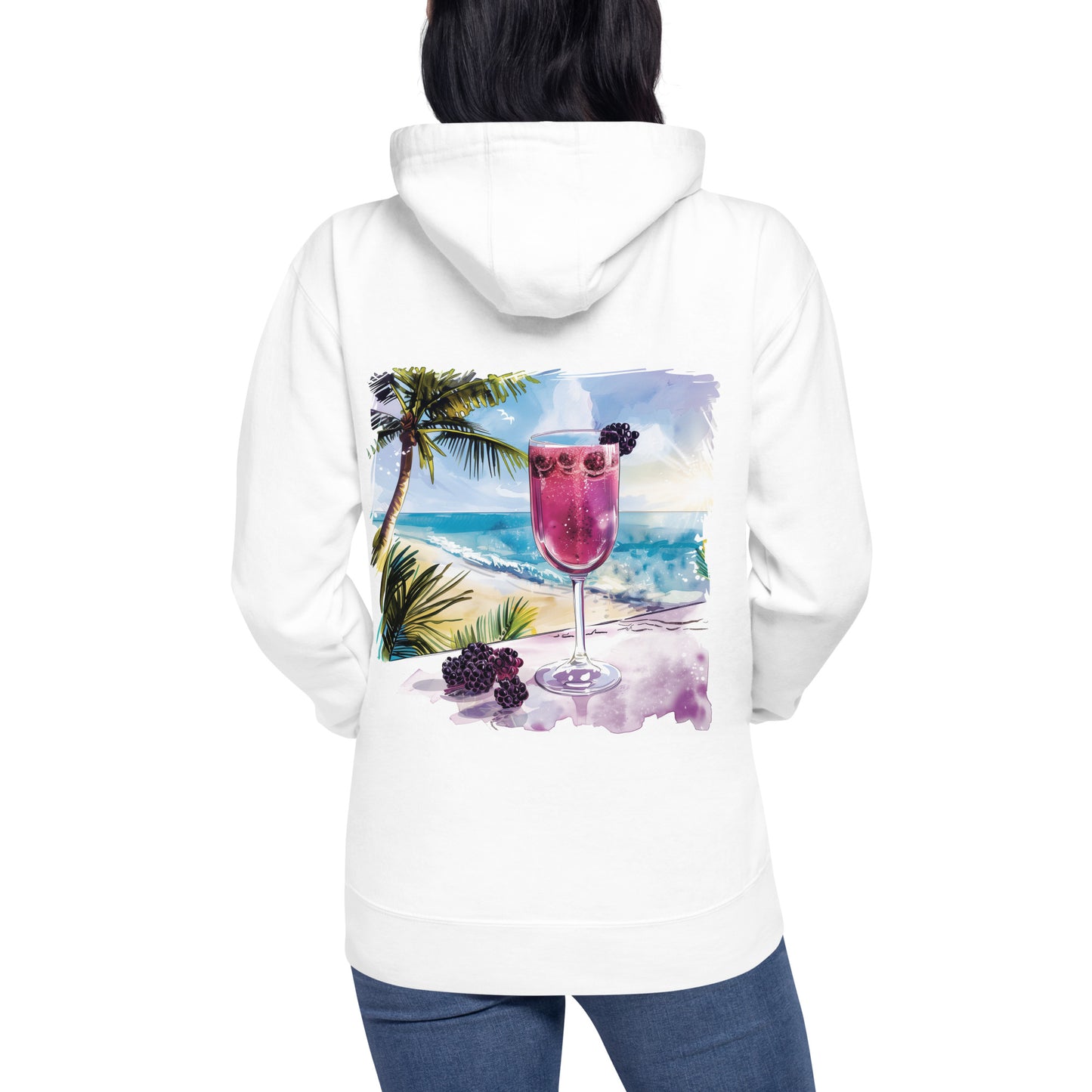 Kir Royale Back Print Unisex Hoodie - Swagodin