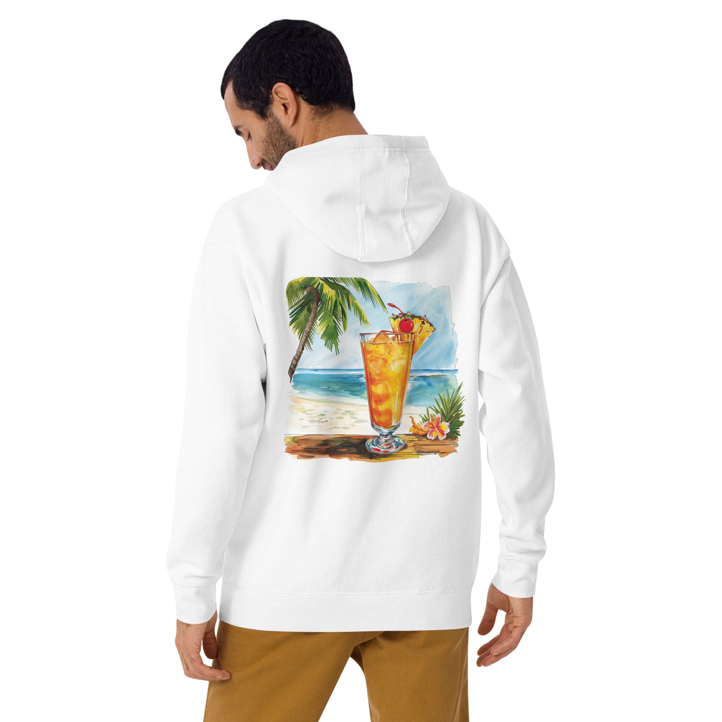 Planters Punch Back Print Unisex Hoodie - Swagodin