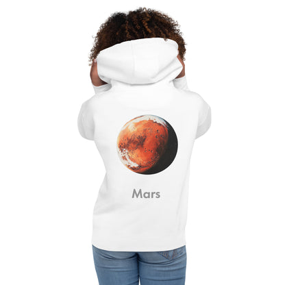 Mars Named Back Print Unisex Hoodie - Swagodin