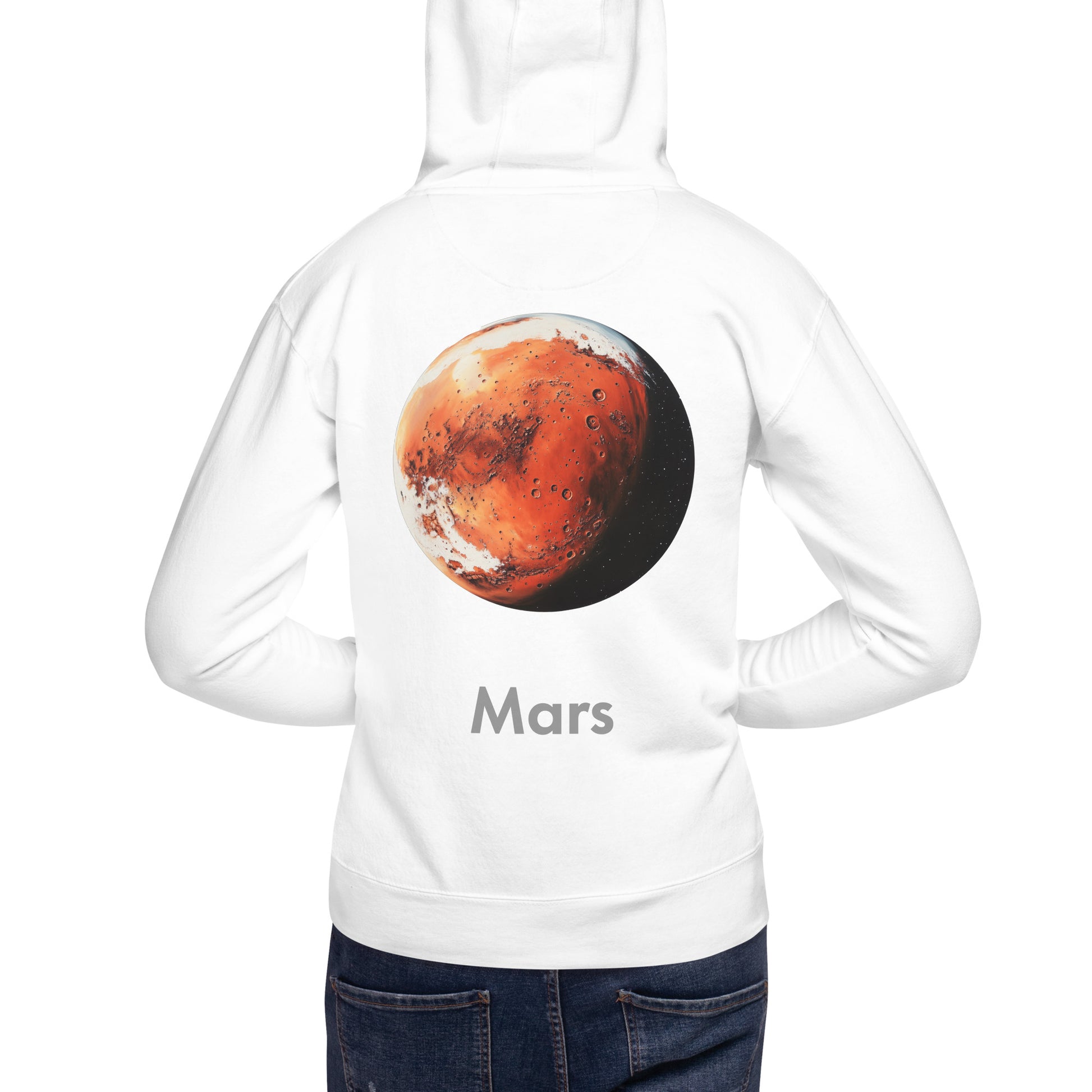 Mars Named Back Print Unisex Hoodie - Swagodin