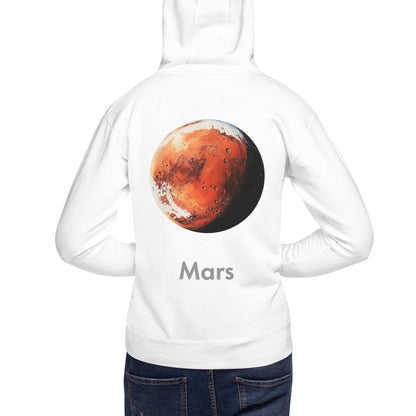 Mars Named Back Print Unisex Hoodie - Swagodin