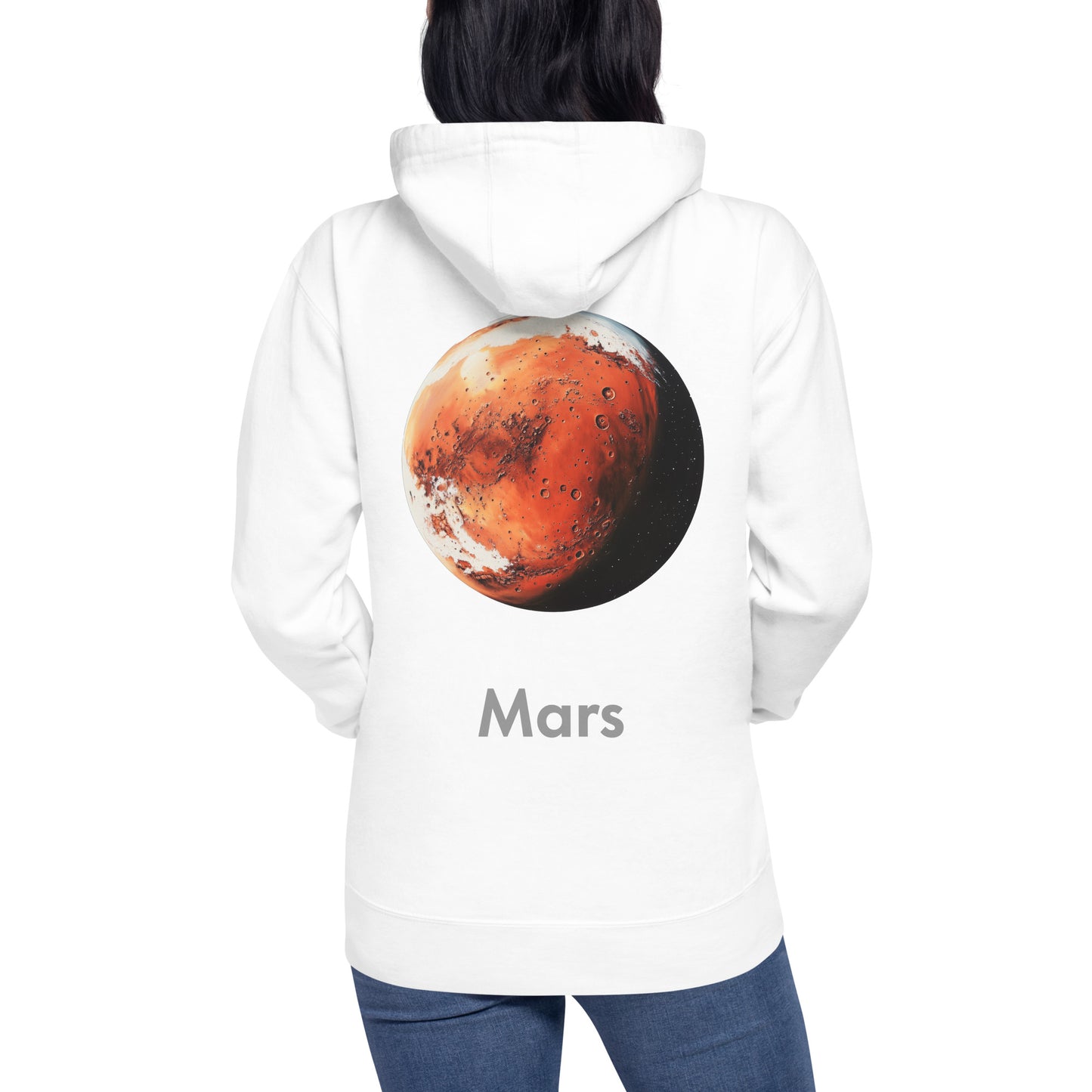 Mars Named Back Print Unisex Hoodie - Swagodin