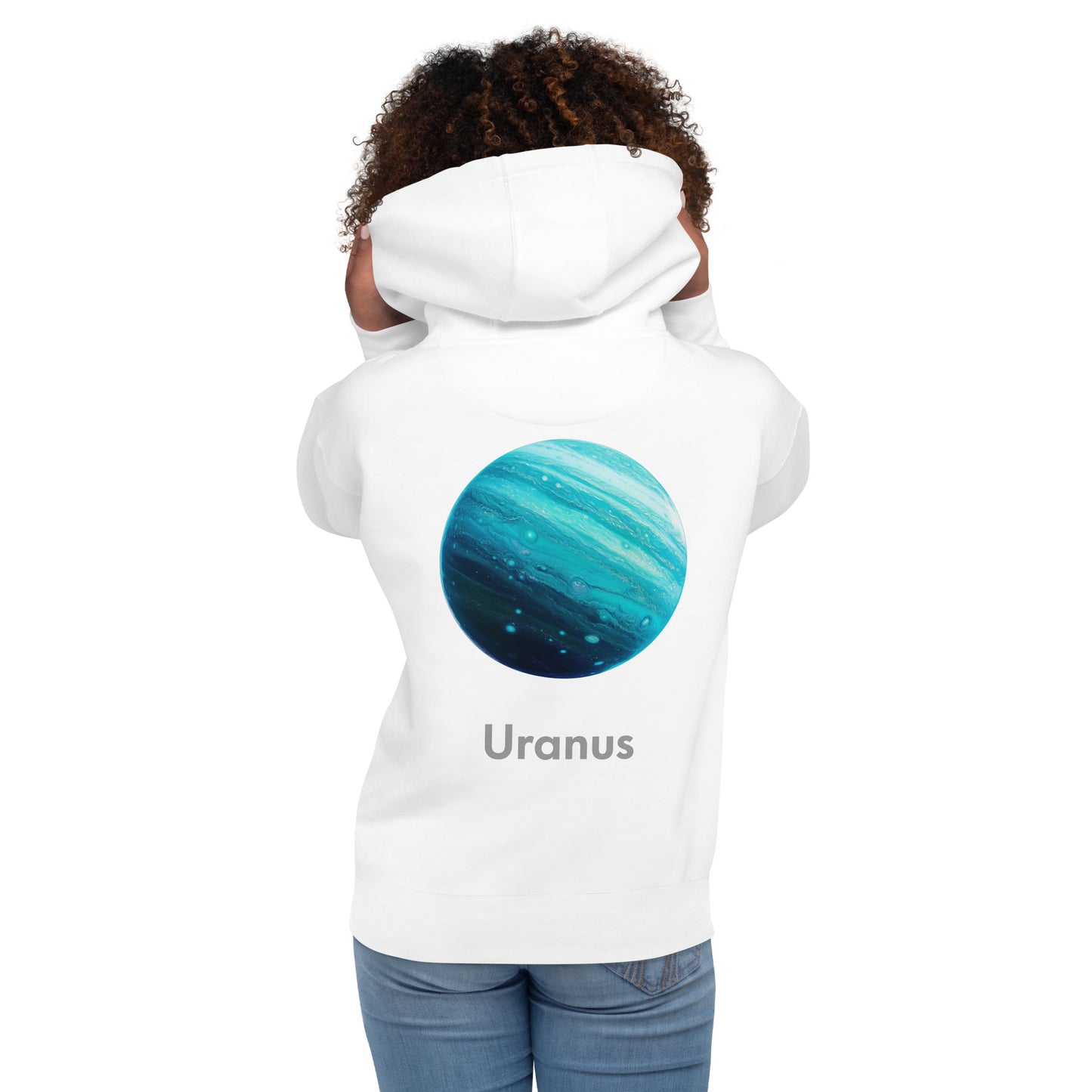 Uranus Named Back Print Unisex Hoodie - Swagodin