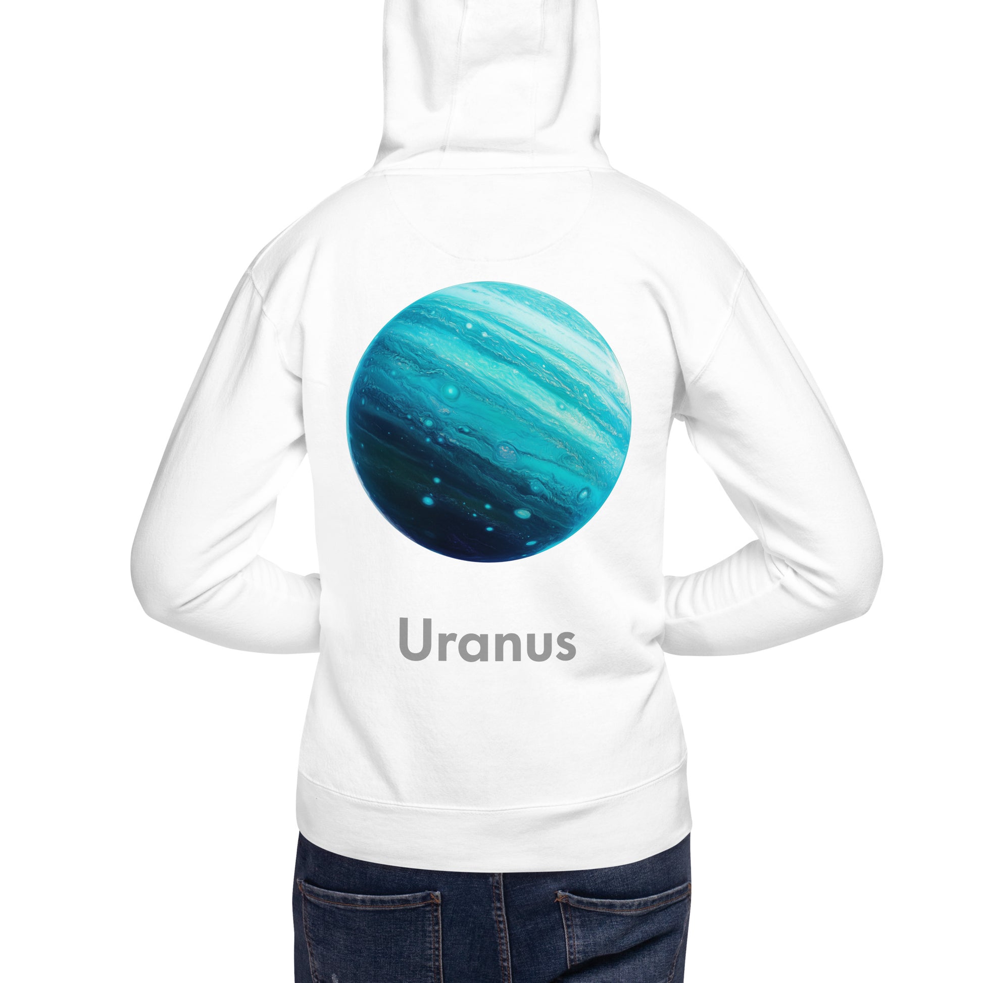 Uranus Named Back Print Unisex Hoodie - Swagodin