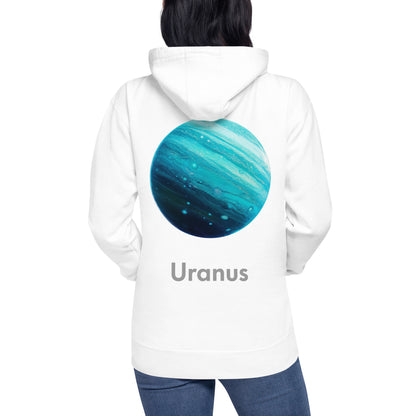 Uranus Named Back Print Unisex Hoodie - Swagodin