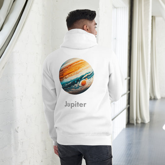 Jupiter Named Back Print Unisex Hoodie - Swagodin