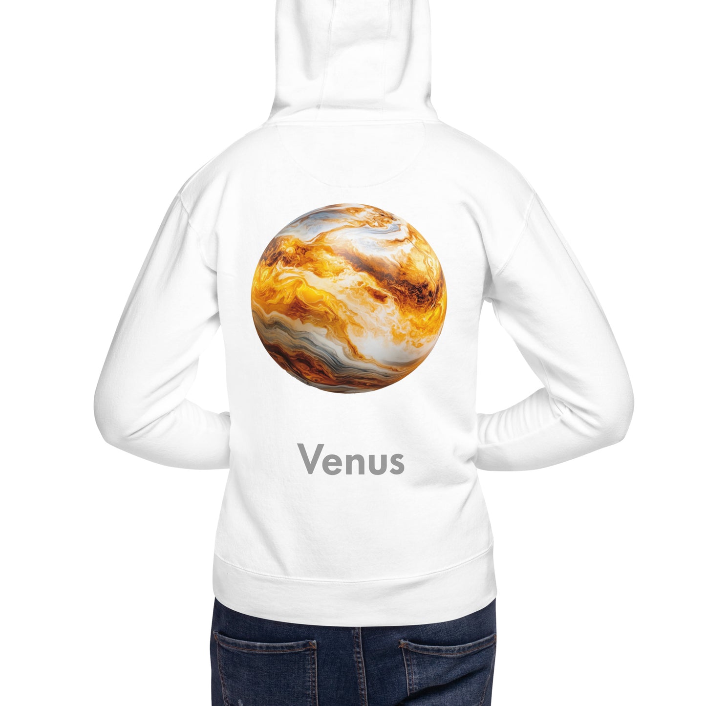 Venus Named Back Print Unisex Hoodie - Swagodin