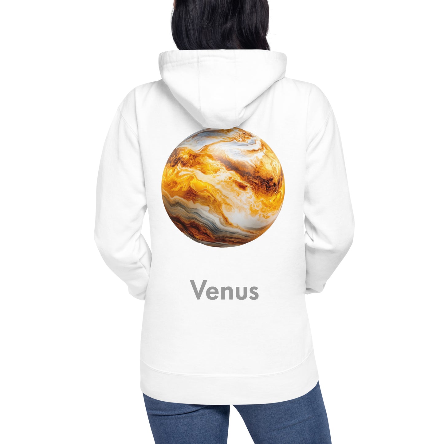 Venus Named Back Print Unisex Hoodie - Swagodin