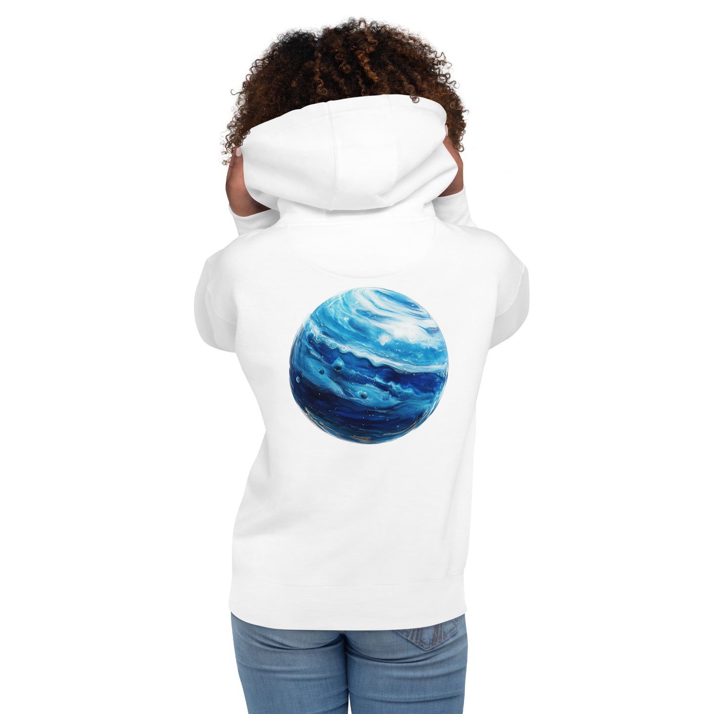 Neptune Back Print Unisex Hoodie - Swagodin