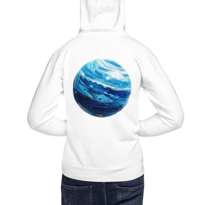 Neptune Back Print Unisex Hoodie - Swagodin