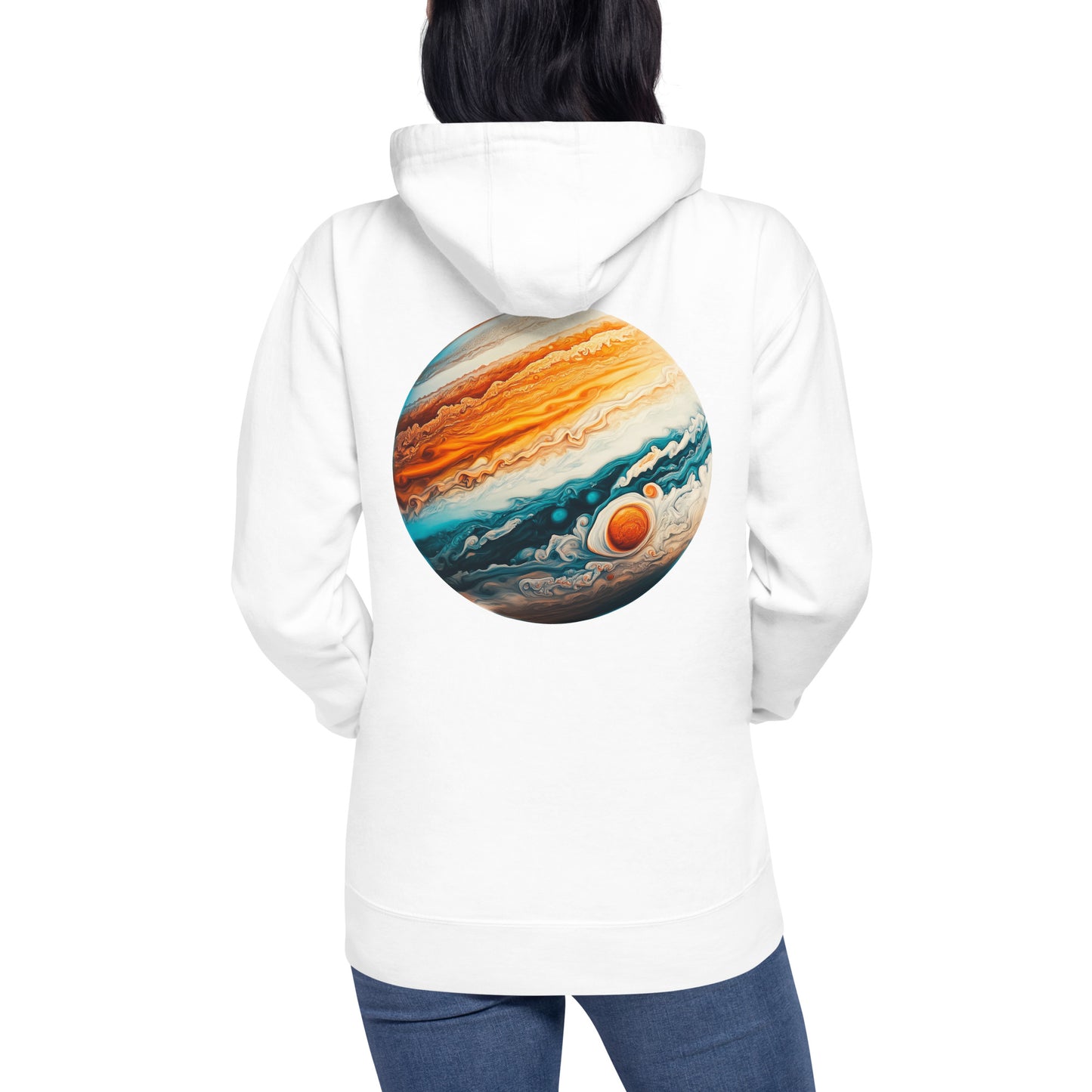 Jupiter Back Print Unisex Hoodie - Swagodin