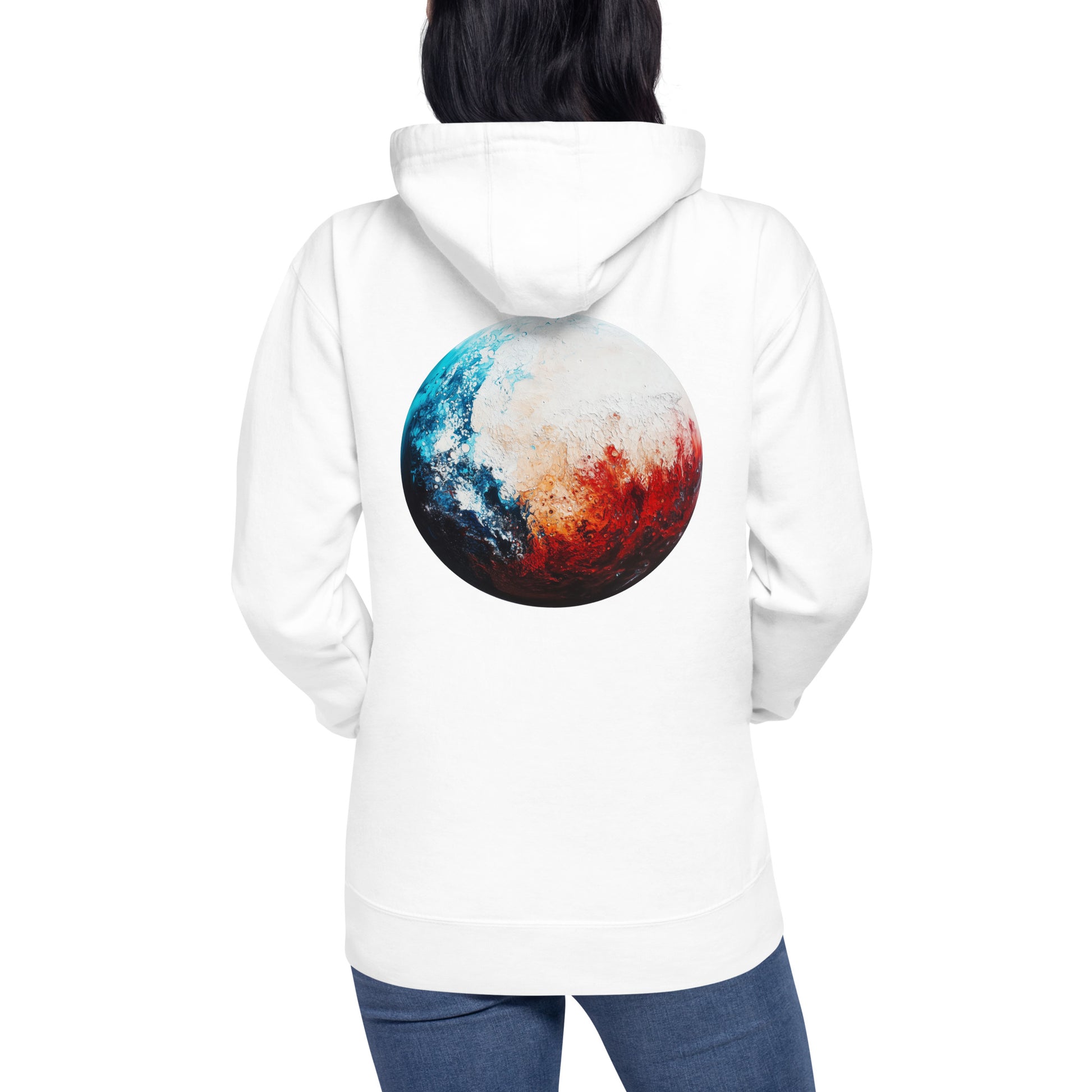 Pluto Back Print Unisex Hoodie - Swagodin