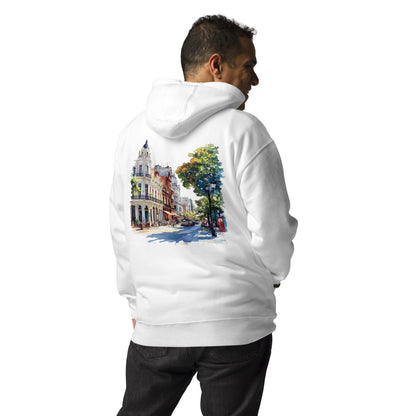 Buenos Aires Unisex City Back Print Hoodie - Swagodin