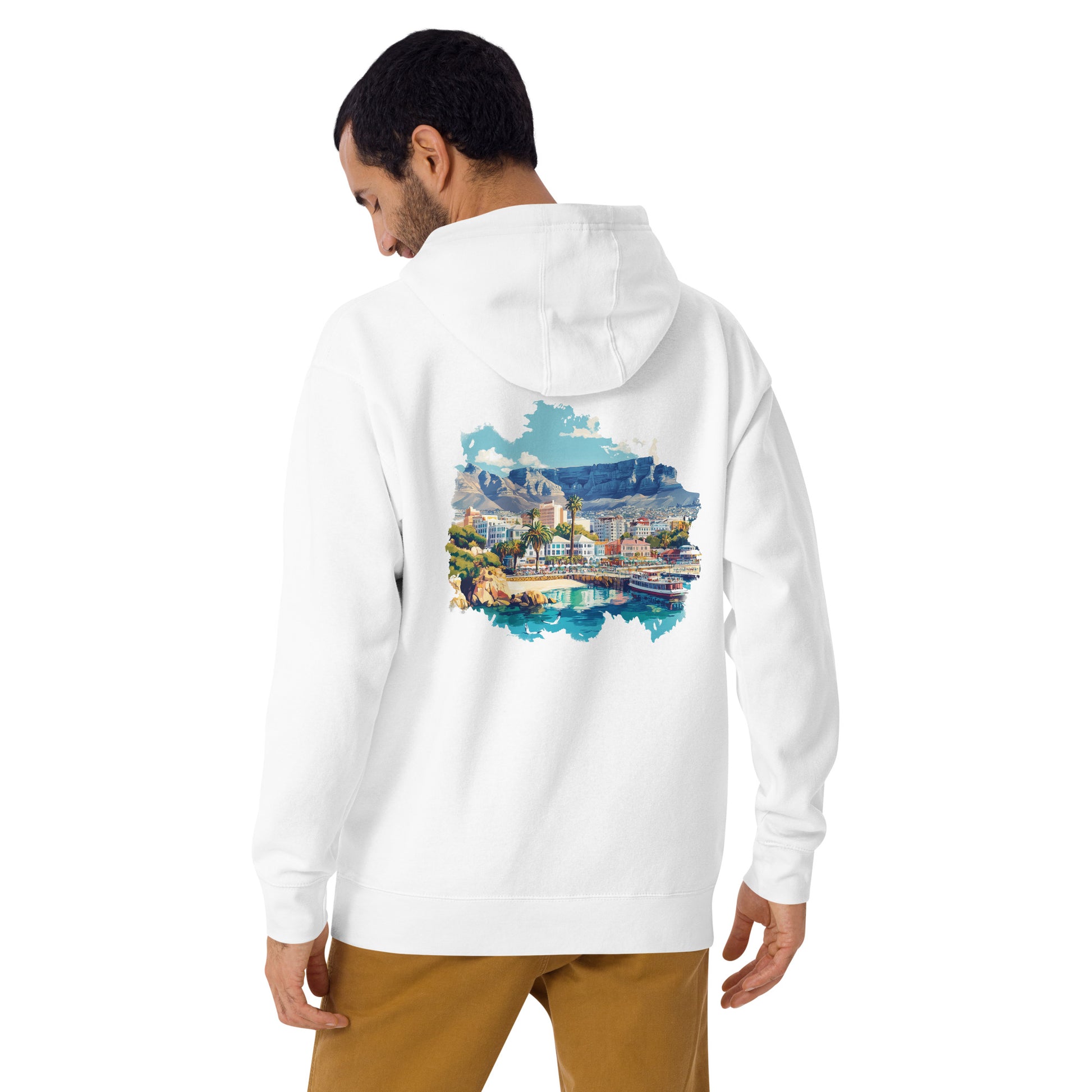 Cape Town Unisex City Back Print Hoodie - Swagodin