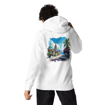 Cartegana Unisex City Back Print Hoodie - Swagodin