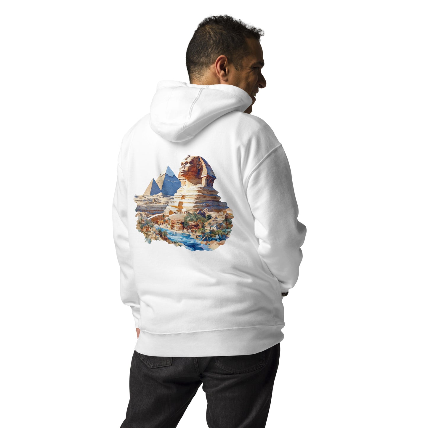 Giza Unisex City Back Print Hoodie - Swagodin