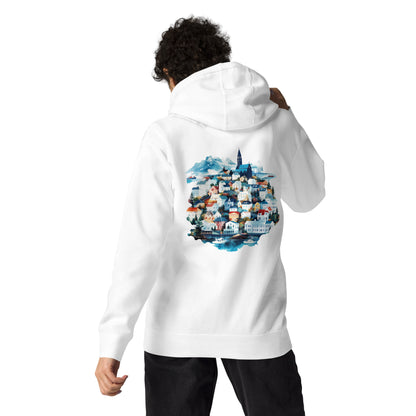 Reykjavik Unisex City Back Print Hoodie - Swagodin